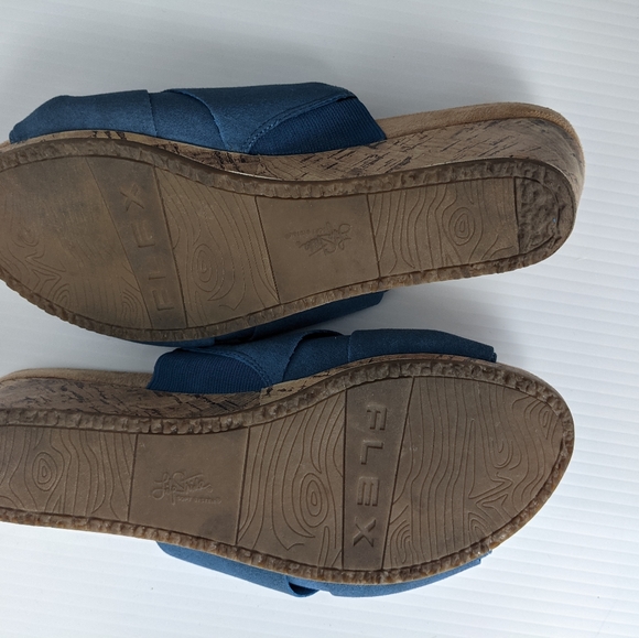 Life Stride Soft System Blue Wedges - Sz. 9.5 - Picture 8 of 8